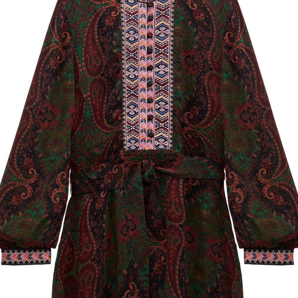 Zara Multicolor Embroidered Tunic